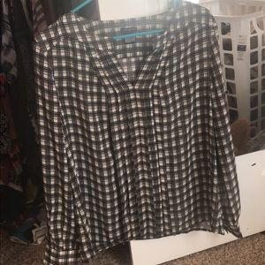 Ann Taylor striped dress shirt